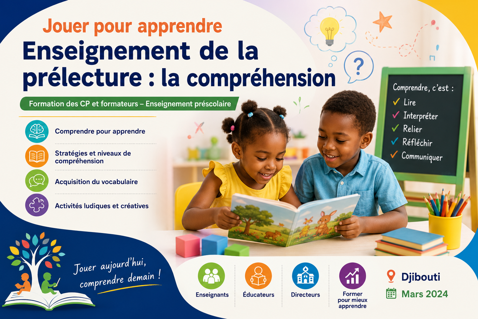 Formation sur la compréhension en prélecture : stratégies, activités ludiques et acquisition du vocabulaire